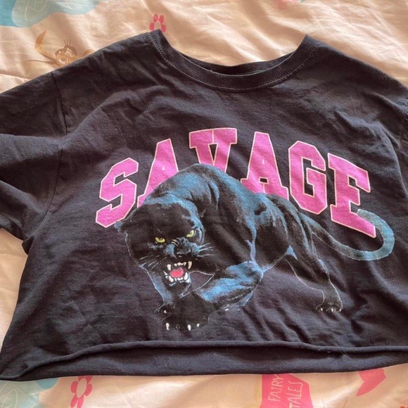 Fashion Nova Black Crop Top - Picture 2 of 4